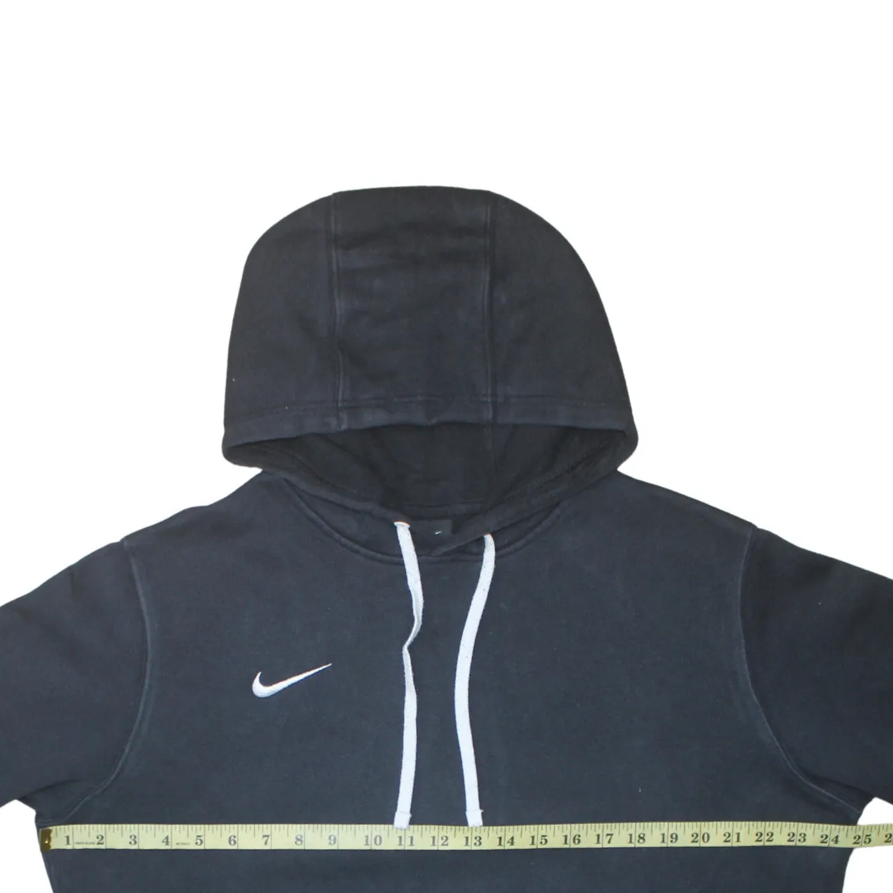 Nike 90's Swoosh Pullover Hoodie Large Black sold by Vintage Club product image thumbnail 5