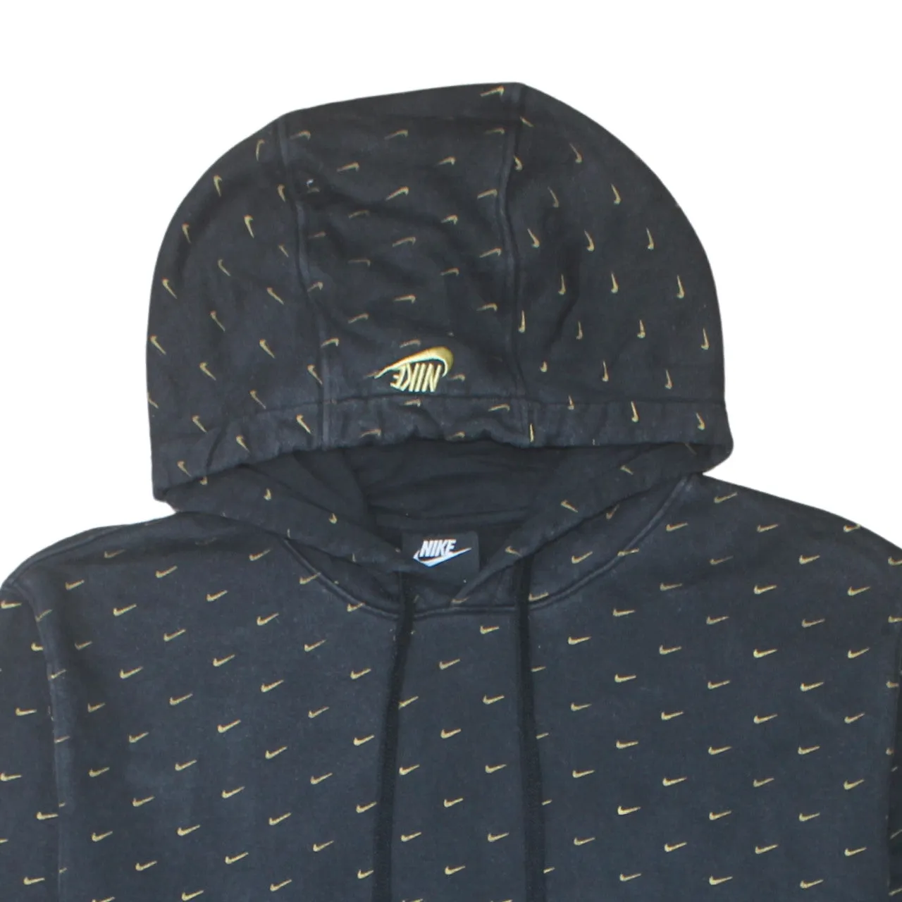 Nike 90's Swoosh Pullover Hoodie XLarge Black sold by Vintage Club product image thumbnail 3