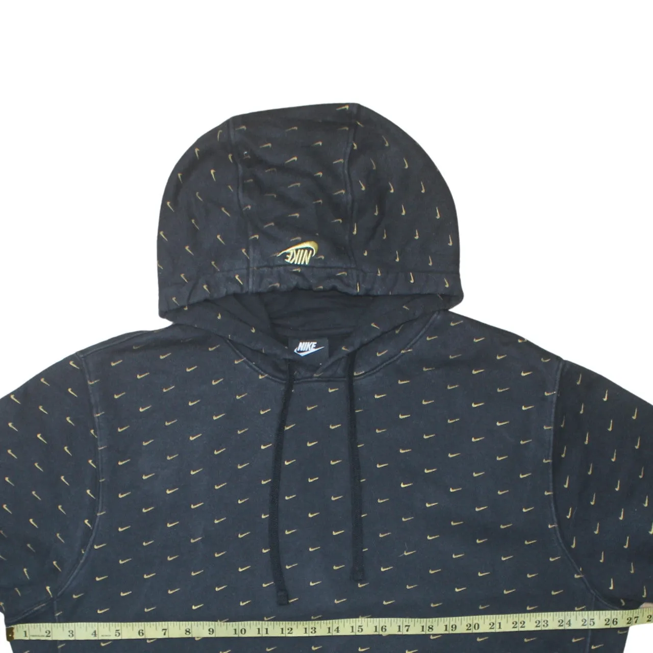 Nike 90's Swoosh Pullover Hoodie XLarge Black sold by Vintage Club product image thumbnail 5