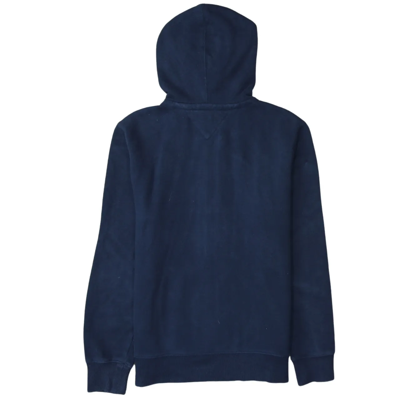 Tommy Hilfiger 90's Drawstring Pockets Full Zip Up Hoodie Small Navy Blue sold by Vintage Club product image thumbnail 2