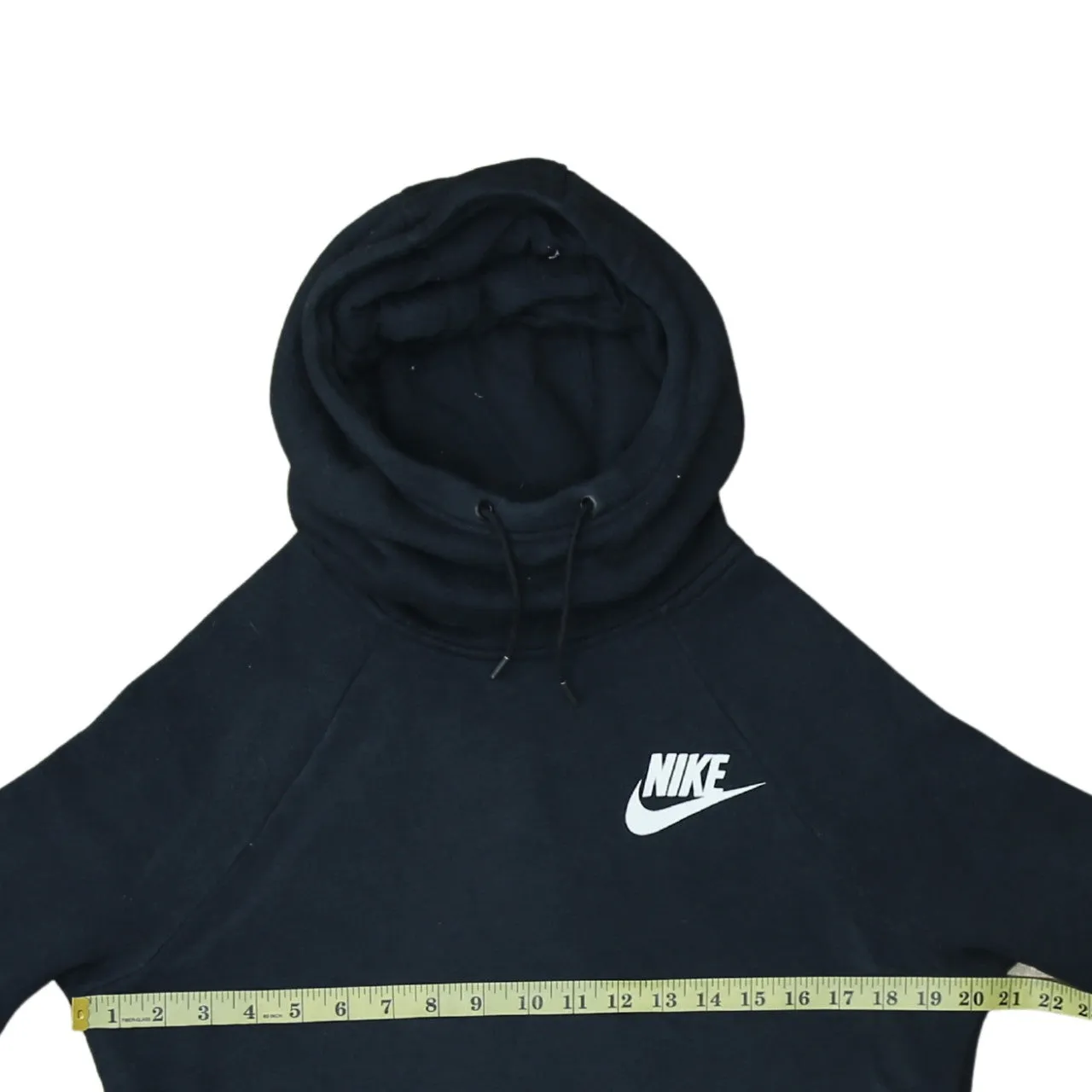 Nike 90's Swoosh Pullover Hoodie Small Black sold by Vintage Club product image thumbnail 5