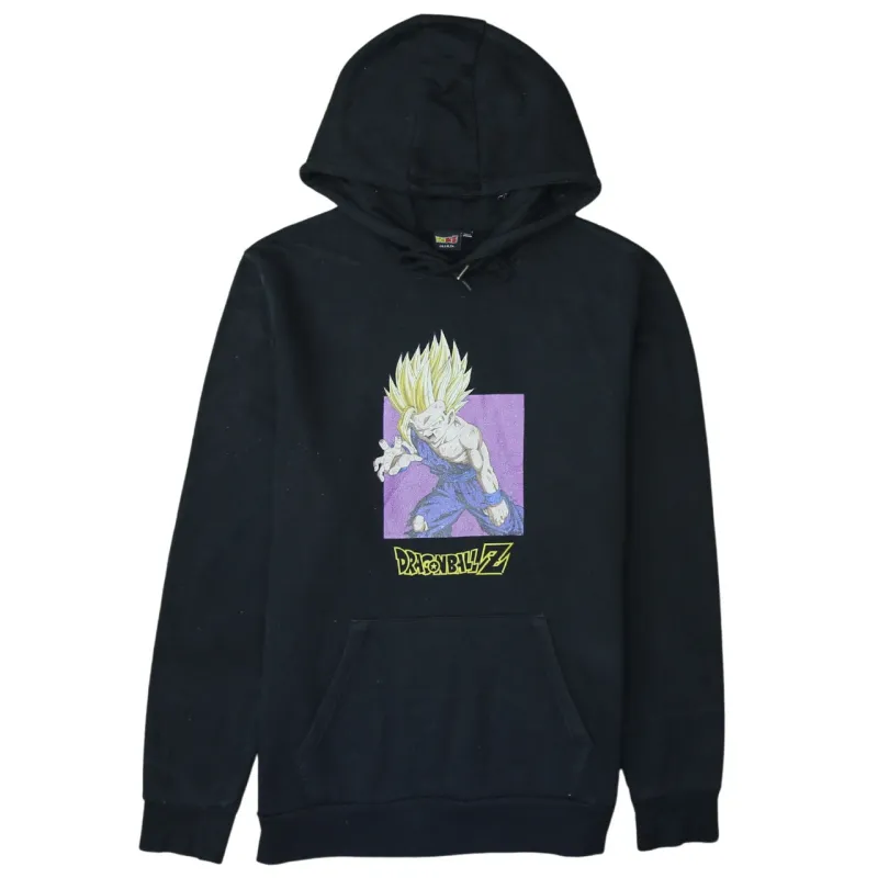 Retro 90's Drawstring Pockets Pullover Hoodie XLarge Black sold by Vintage Club