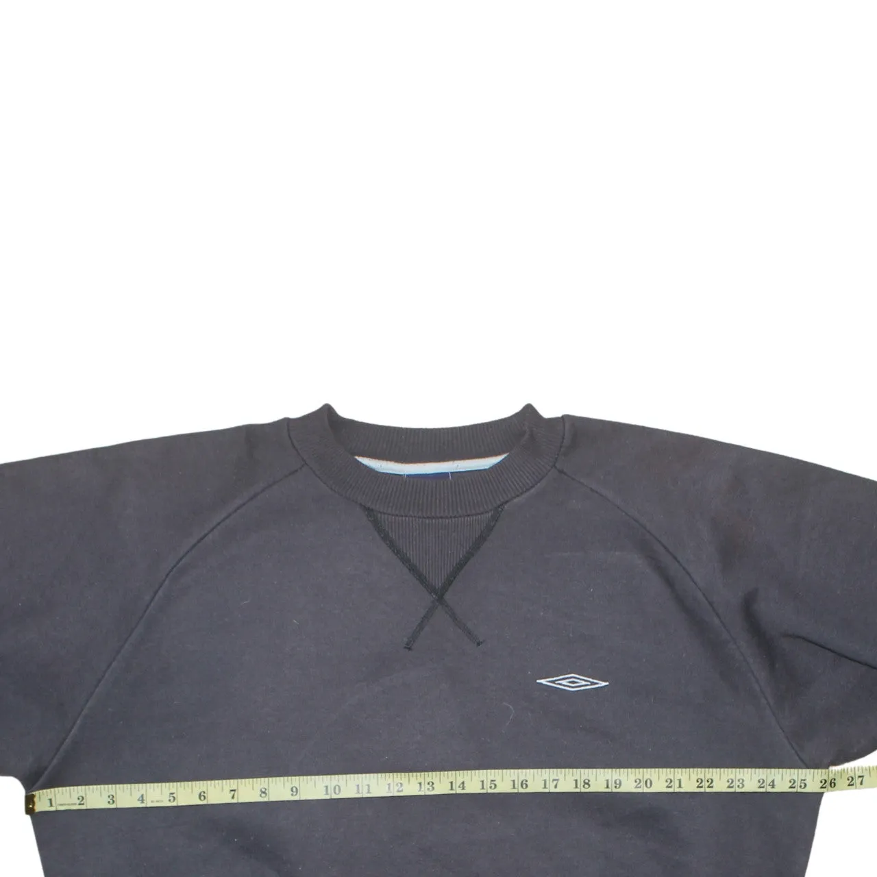 Umbro 90's Lightweight Crew Neck Sweatshirt Large Black sold by Vintage Club product image thumbnail 5