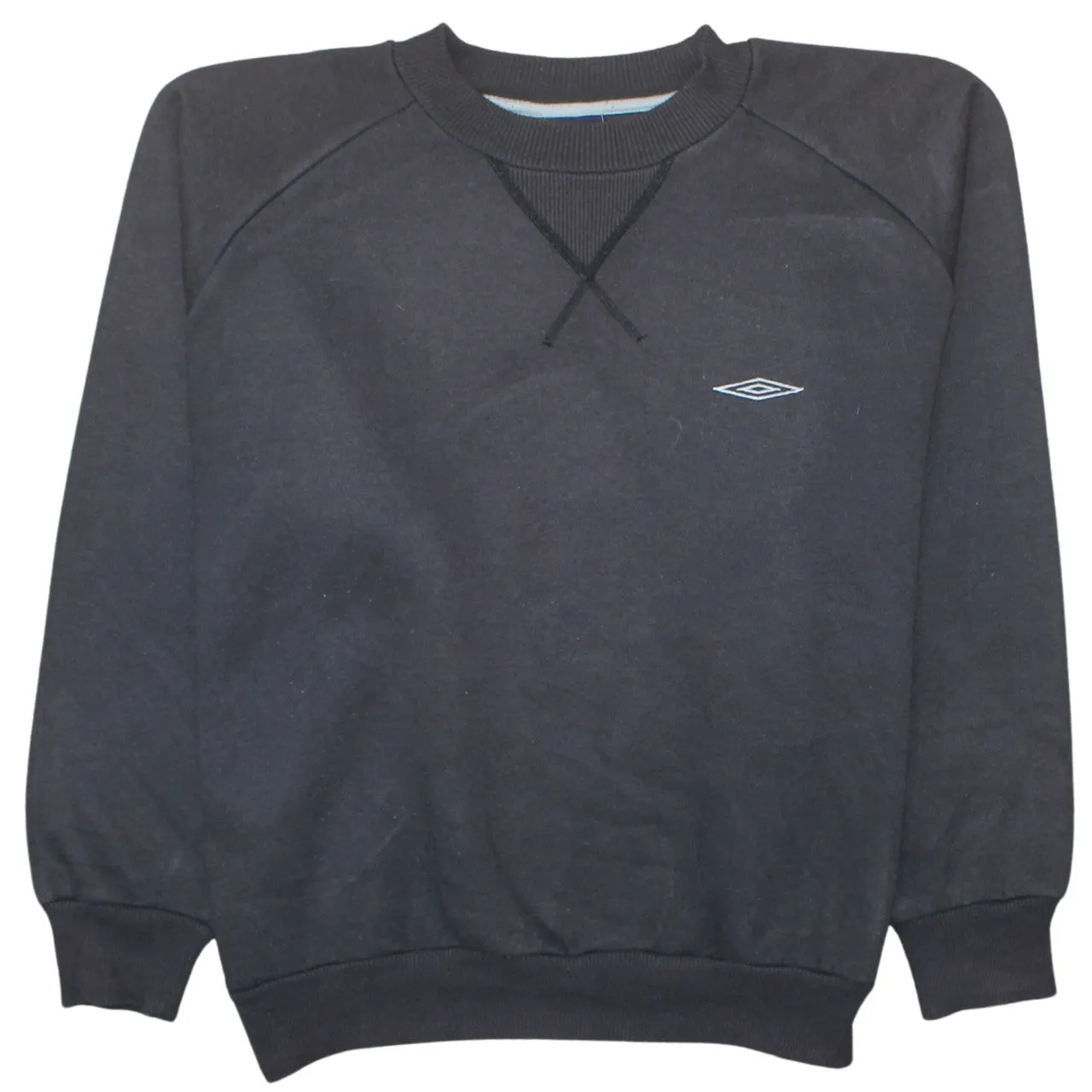 Umbro 90's Lightweight Crew Neck Sweatshirt Large Black sold by Vintage Club