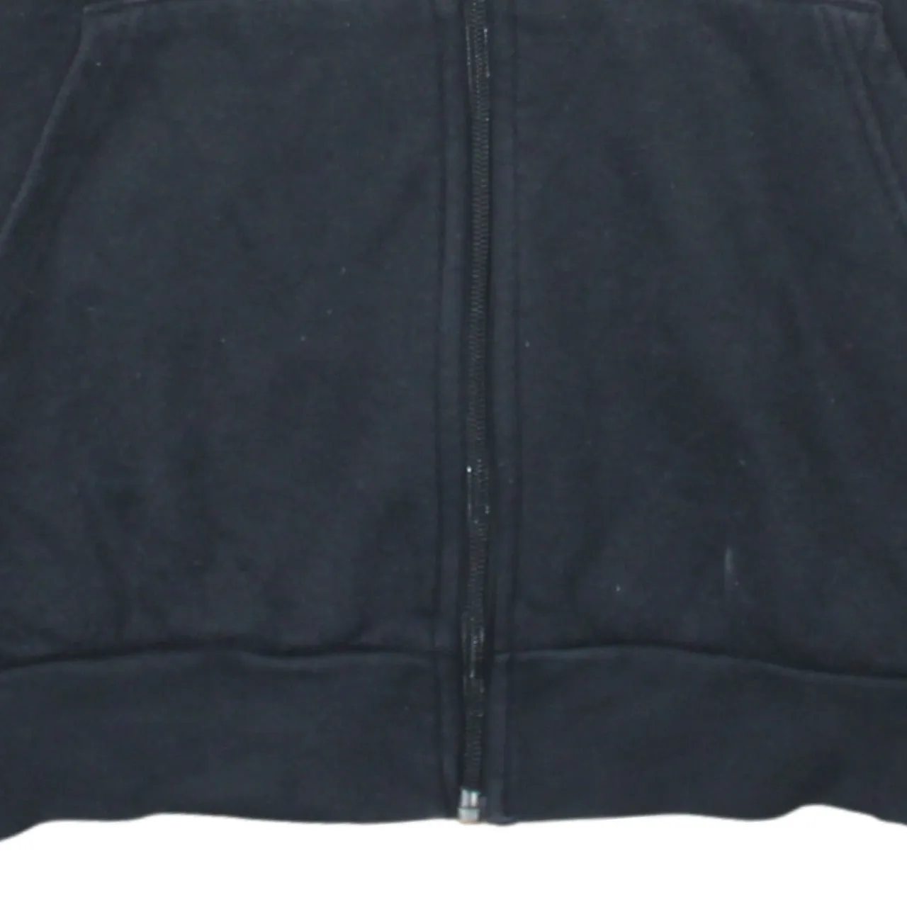 Adidas 90's Striped Sleeve Full Zip Up Hoodie Large Black sold by Vintage Club product image thumbnail 4