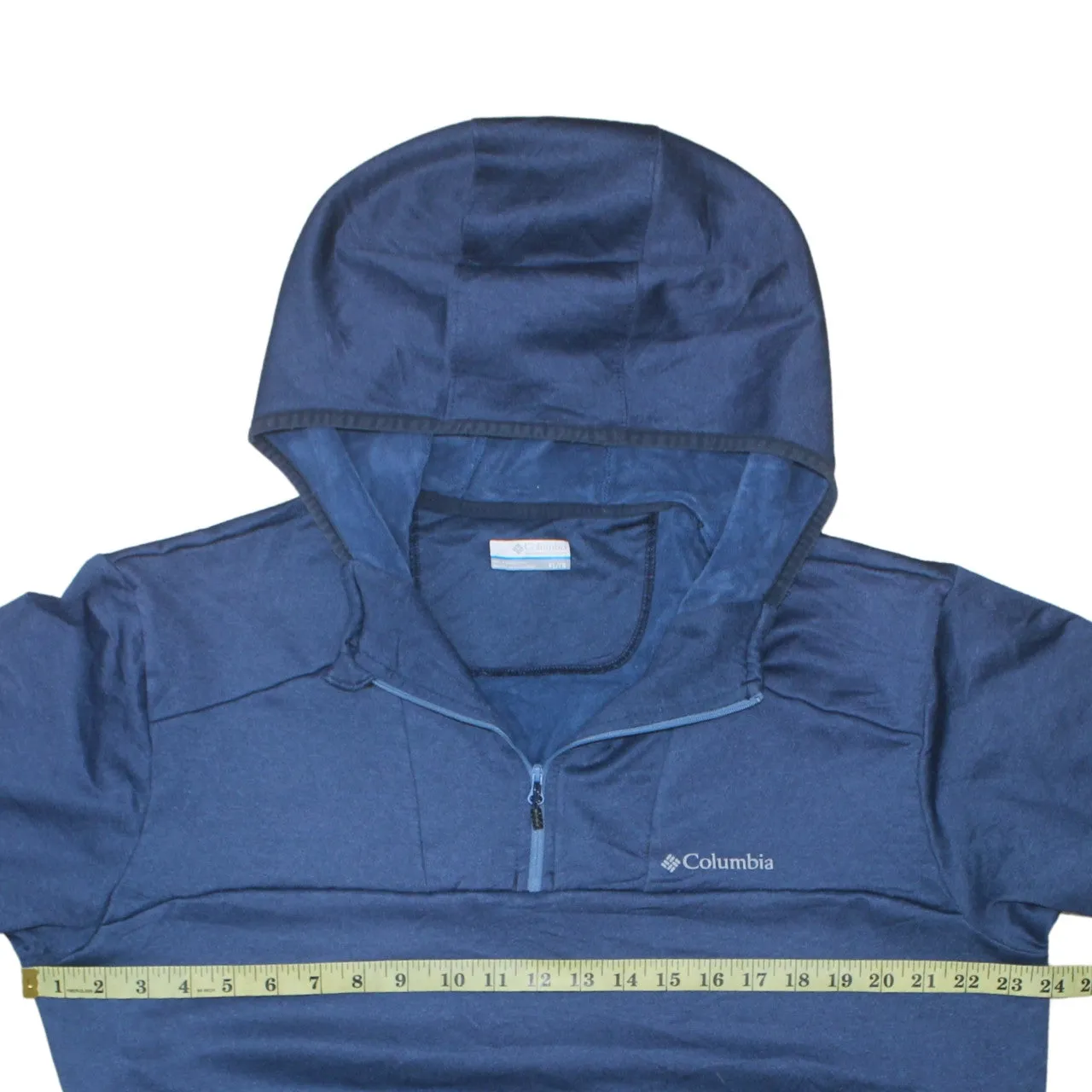 Columbia 90's Lightweight Quarter Zip Hoodie XLarge Navy Blue sold by Vintage Club product image thumbnail 5