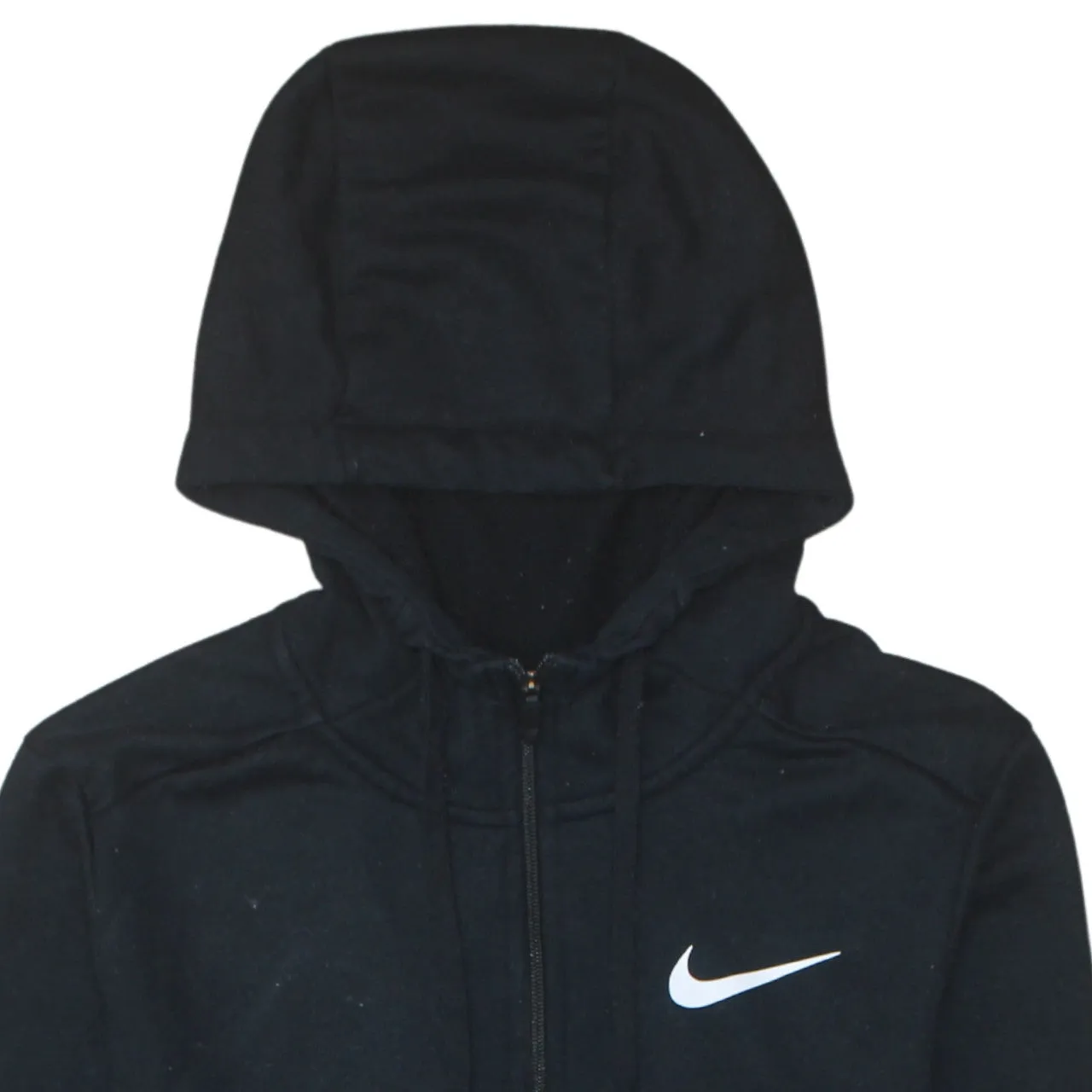 Nike 90's Swoosh Full Zip Up Hoodie Small Black sold by Vintage Club product image thumbnail 3