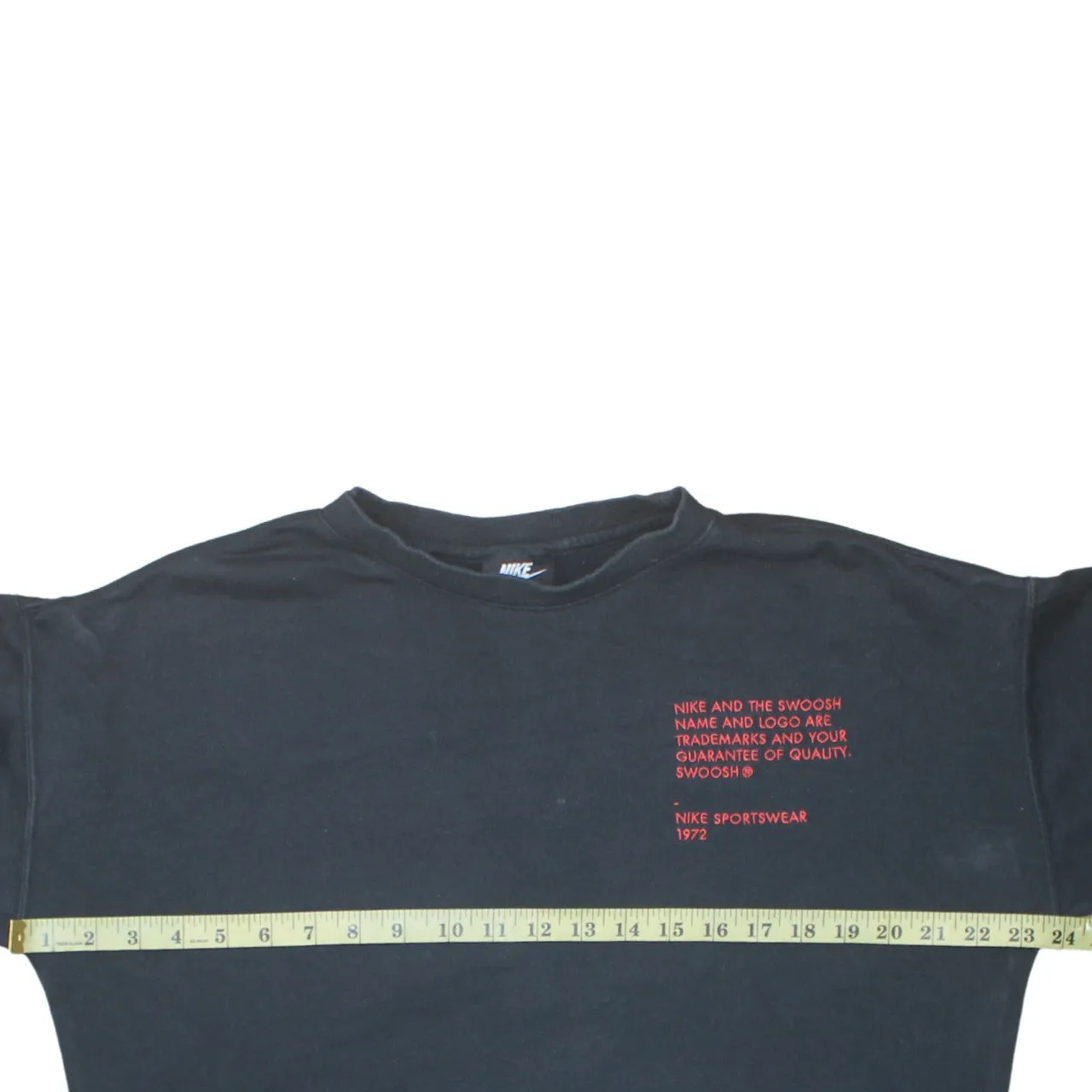 Nike 90's Swoosh Crew Neck Sweatshirt XLarge Black sold by Vintage Club product image thumbnail 5