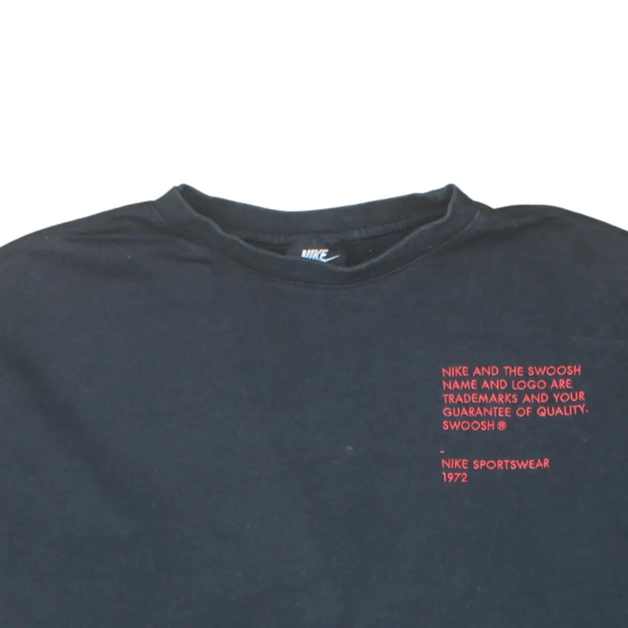 Nike 90's Swoosh Crew Neck Sweatshirt XLarge Black sold by Vintage Club product image thumbnail 3