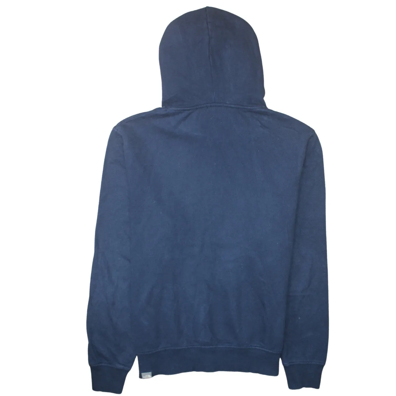 The North Face 90's Spellout Pullover Hoodie Medium Navy Blue sold by Vintage Club product image thumbnail 2