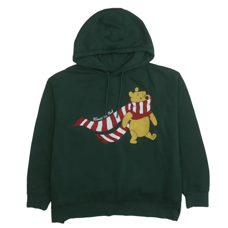 Disney 90's Winnie The Pooh Pullover Hoodie XLarge Green made by Disney