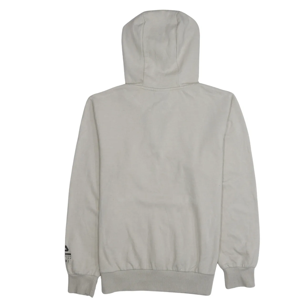 Fila 90's Spellout Quarter Zip Hoodie Medium Beige Cream sold by Vintage Club product image thumbnail 2