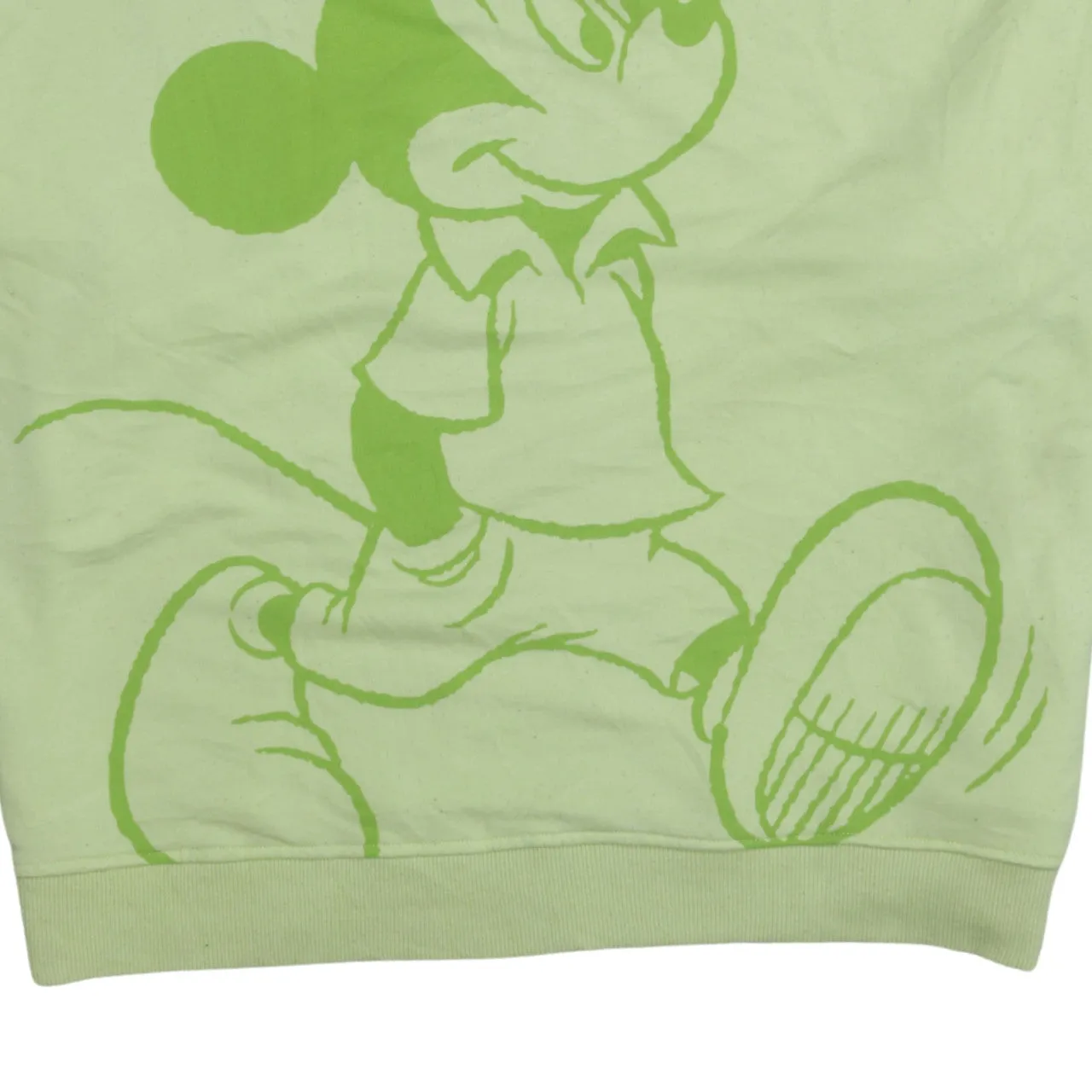 Disney 90's Mickey Mouse Crew Neck Sweatshirt Large Green sold by Vintage Club product image thumbnail 4