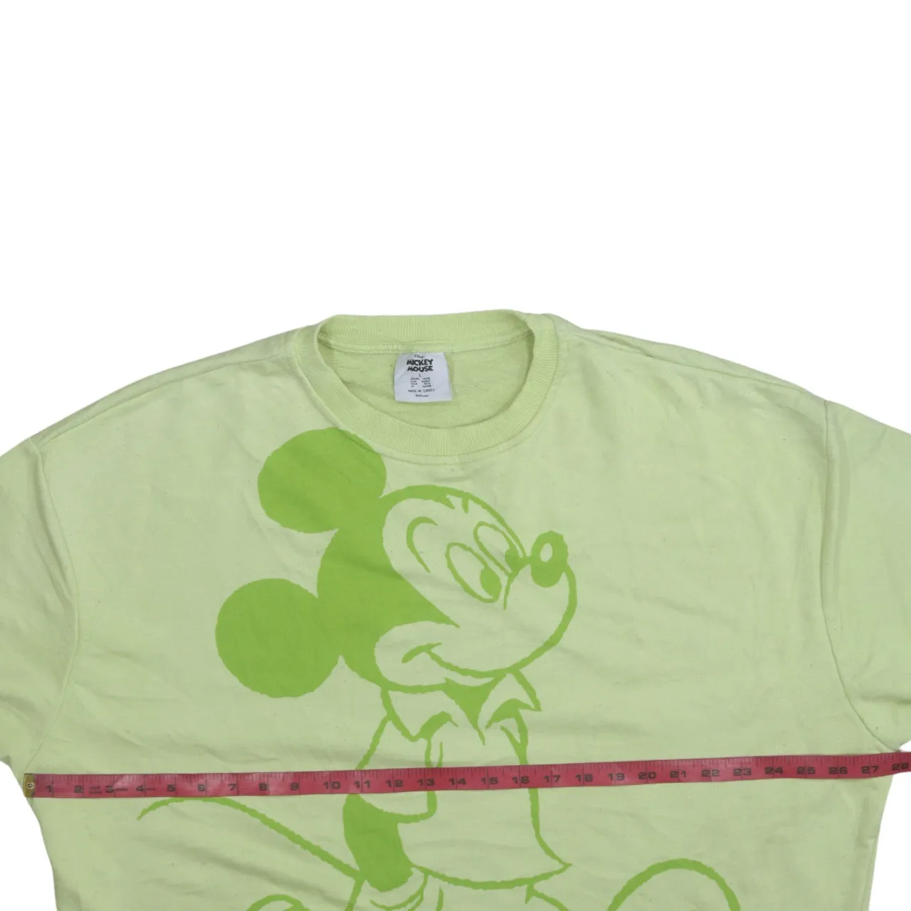 Disney 90's Mickey Mouse Crew Neck Sweatshirt Large Green sold by Vintage Club product image thumbnail 5