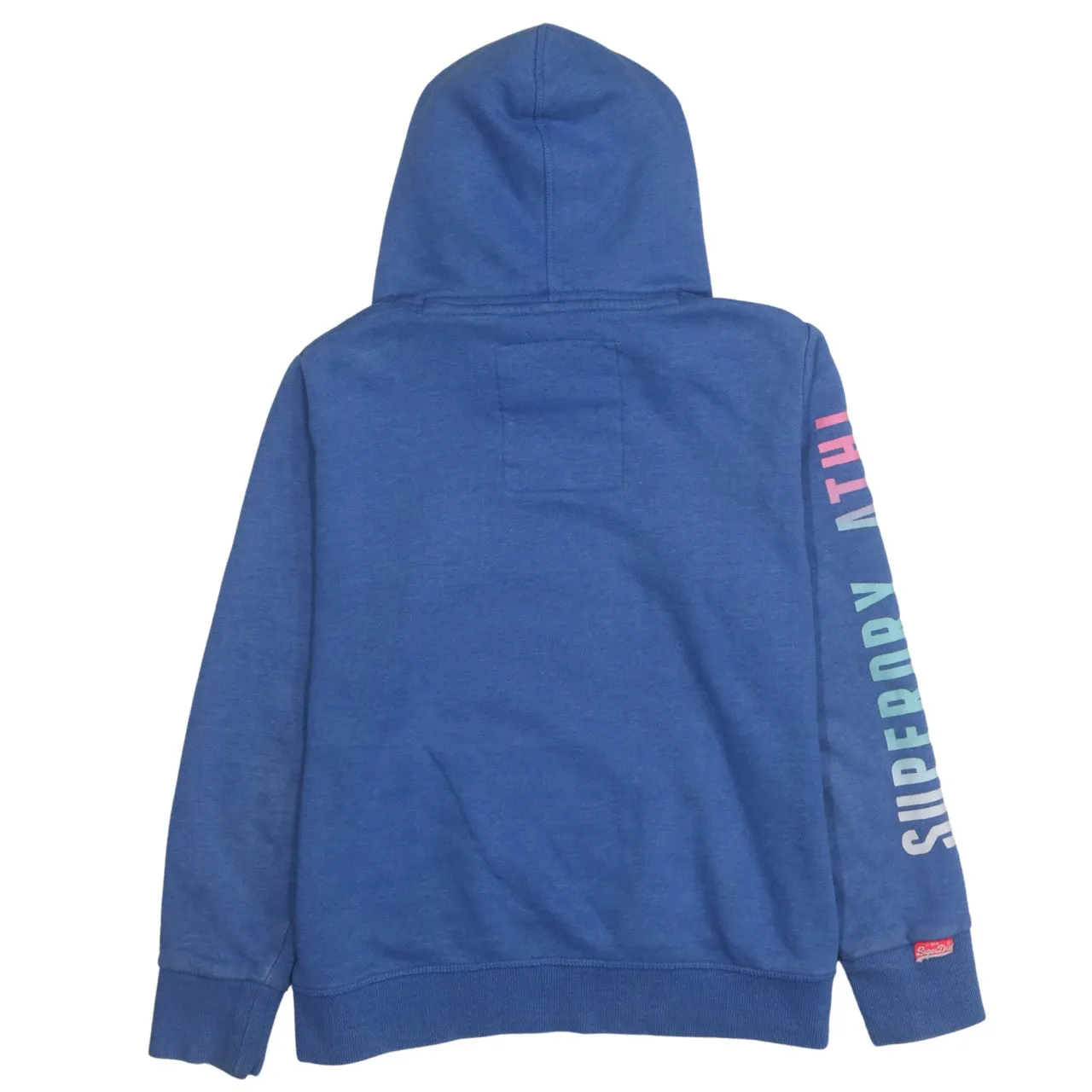 Super Dry 90's Spellout Pullover Hoodie Large Blue sold by Vintage Club product image thumbnail 2