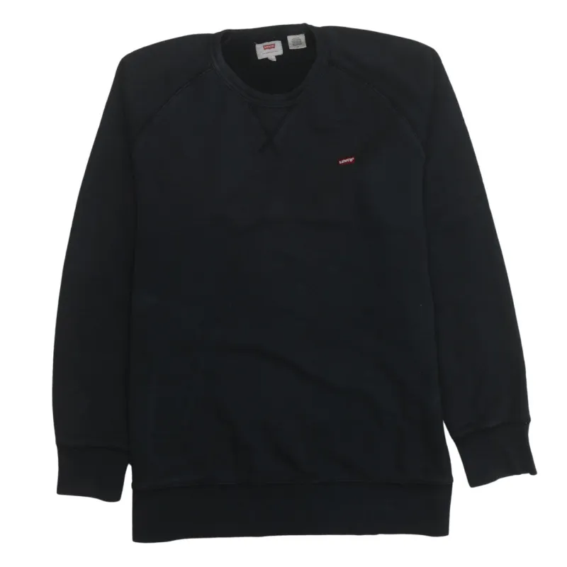 Levi's 90's Lightweight Crew Neck Sweatshirt Large Black made by Levi's