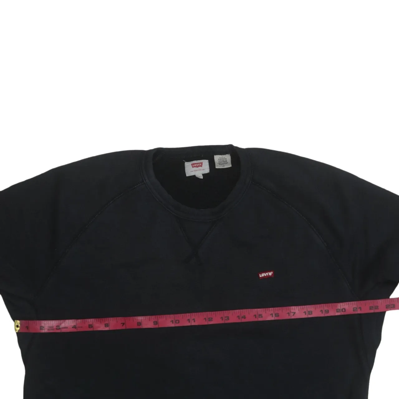 Levi's 90's Lightweight Crew Neck Sweatshirt Large Black sold by Vintage Club product image thumbnail 5