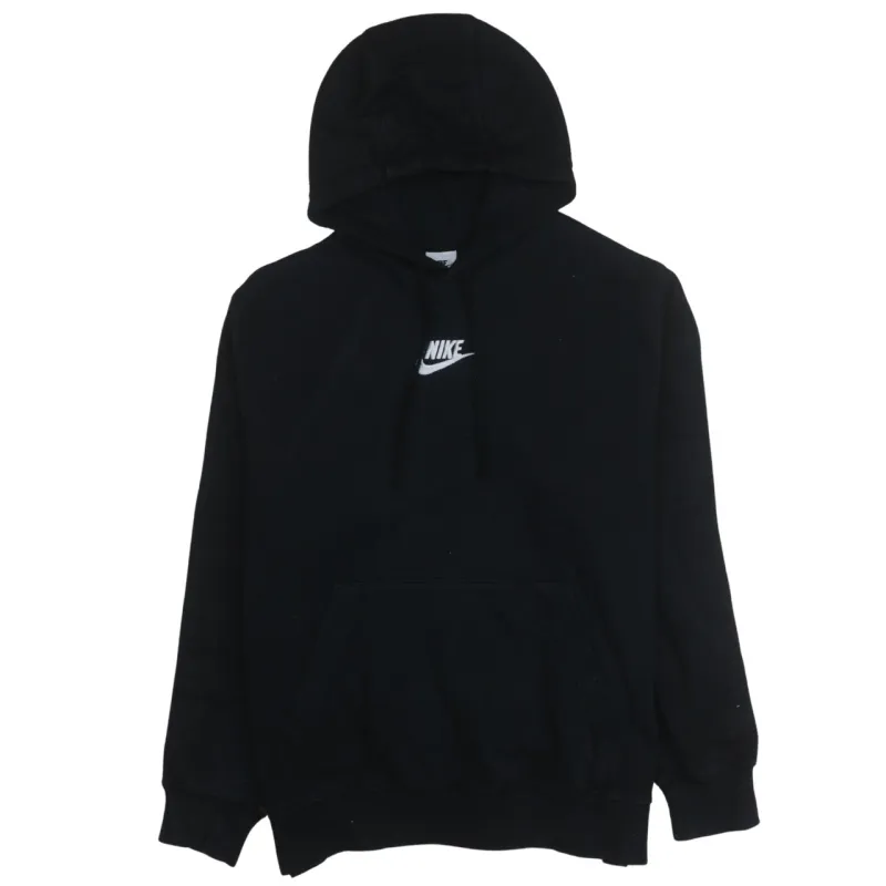 Nike 90's Center Middle Swoosh Pullover Hoodie Medium Black sold by Vintage Club