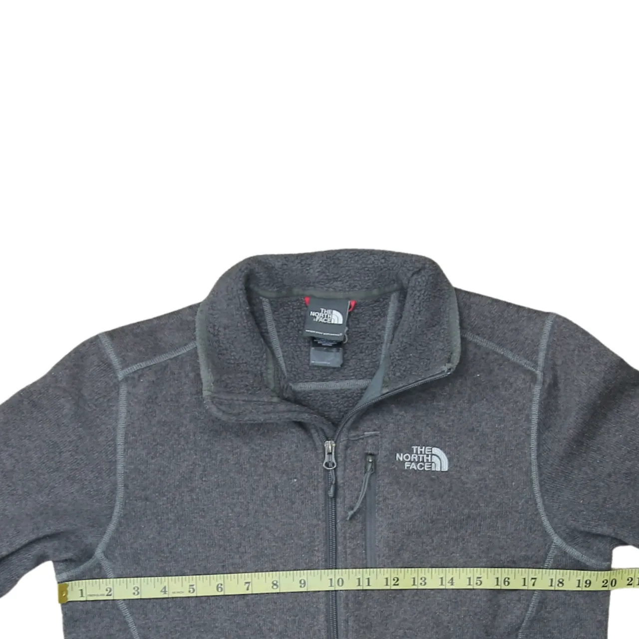 The North Face 90's Lightweight Full Zip Up Sweatshirt Medium Grey sold by Vintage Club product image thumbnail 5
