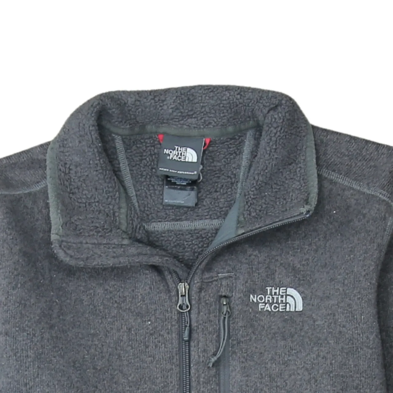 The North Face 90's Lightweight Full Zip Up Sweatshirt Medium Grey sold by Vintage Club product image thumbnail 3