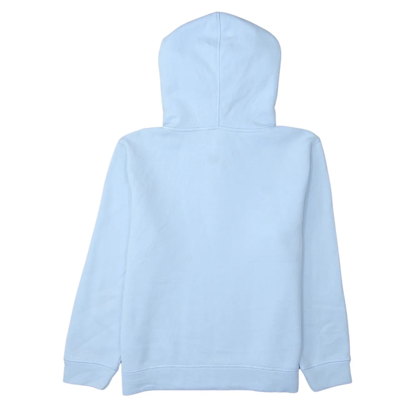 Tommy Hilfiger Light Blue Hoodie Men’s Medium Embroidered Logo Drawstring Pullover Sweatshirt sold by Vintage Club product image thumbnail 2