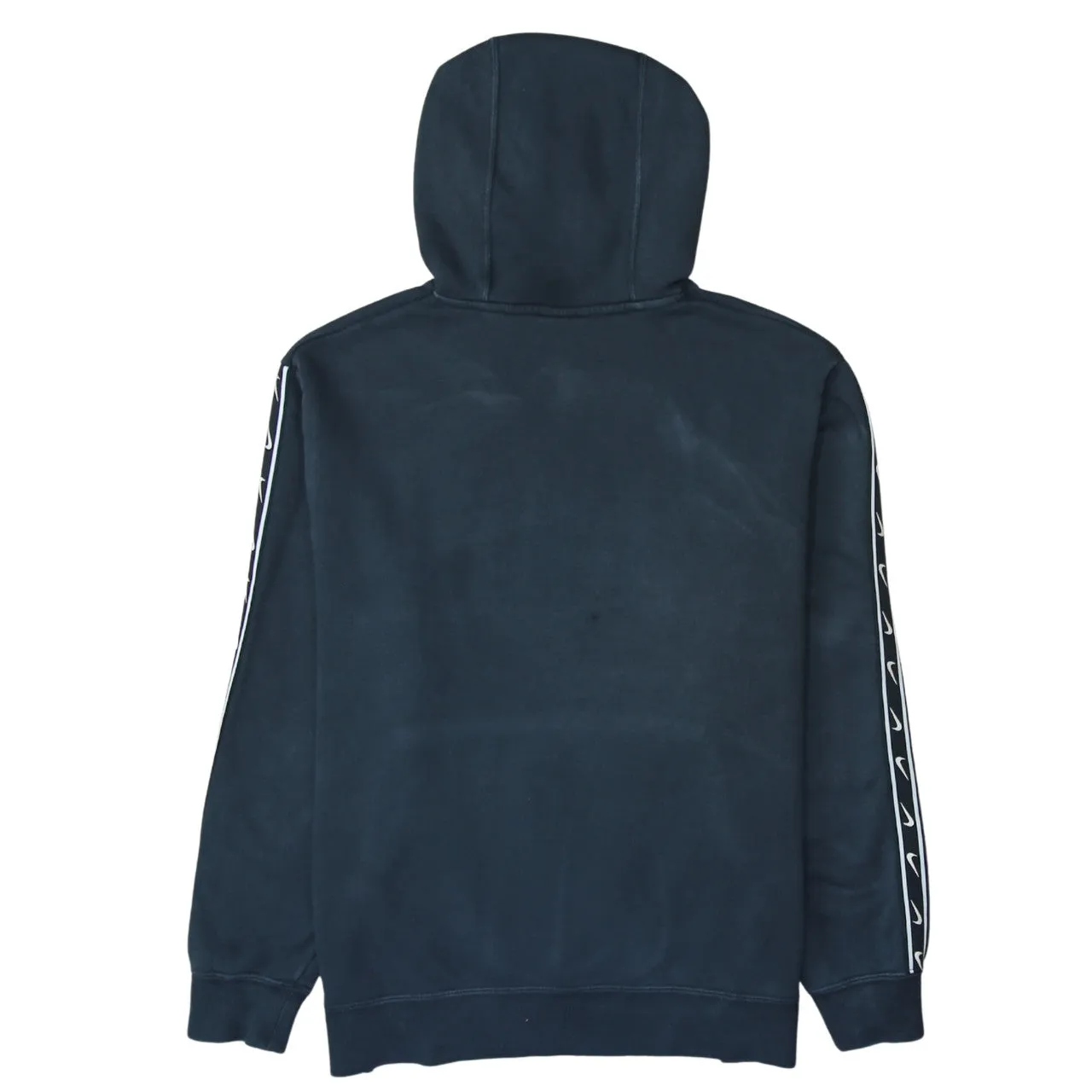 Nike 90's Center Middle Swoosh Pullover Hoodie Large Black sold by Vintage Club product image thumbnail 2