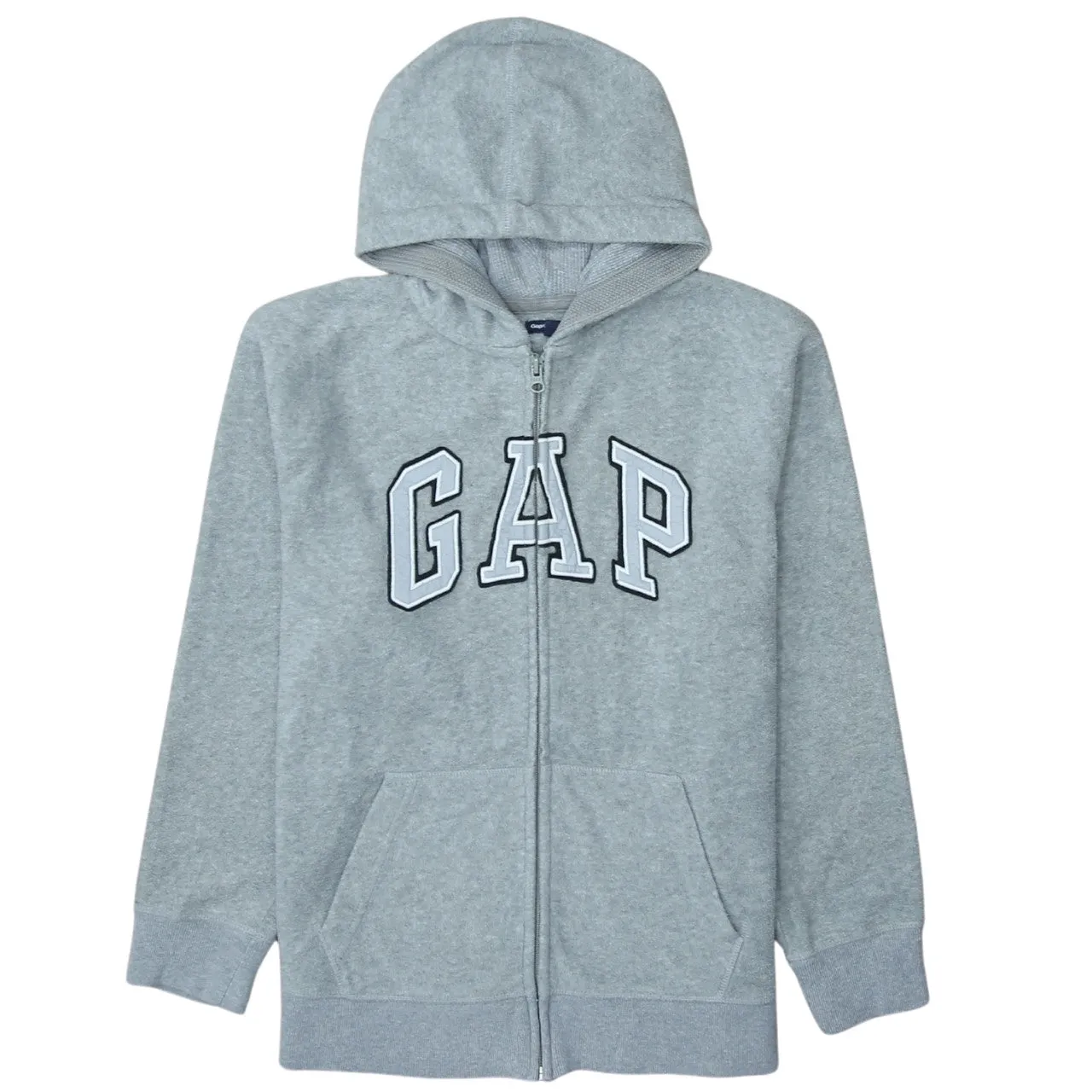 Gap 90's Spellout Full Zip Up Hoodie XLarge Grey sold by Vintage Club