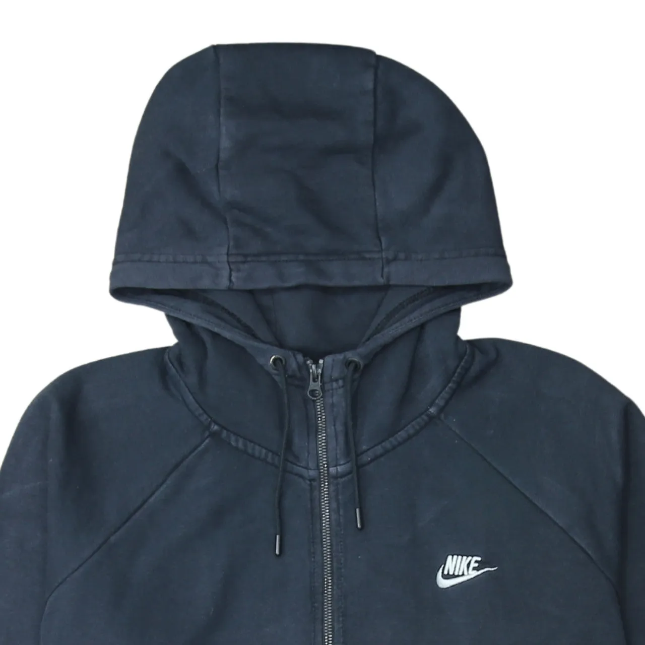 Nike 90's Swoosh Full Zip Up Hoodie XLarge Grey sold by Vintage Club product image thumbnail 3