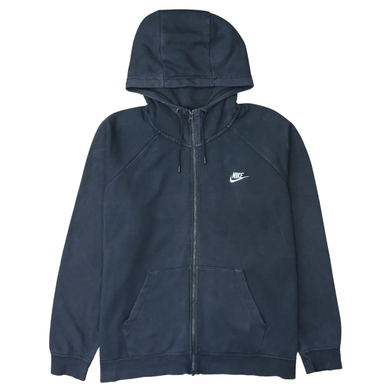 Nike 90's Swoosh Full Zip Up Hoodie XLarge Grey sold by Vintage Club