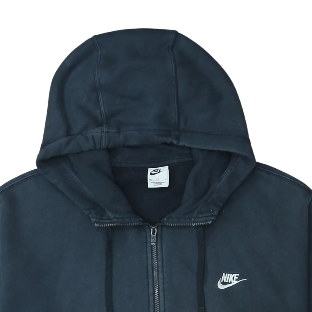 Nike 90's Swoosh Full Zip Up Hoodie XXLarge (2XL) Black sold by Vintage Club product image thumbnail 3