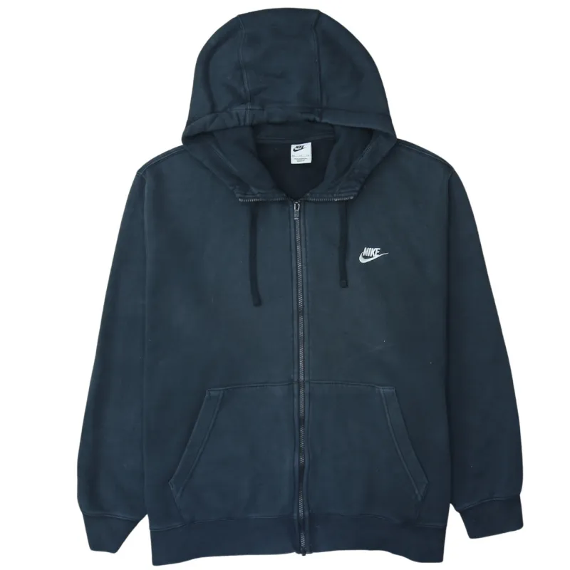 Nike 90's Swoosh Full Zip Up Hoodie XXLarge (2XL) Black sold by Vintage Club