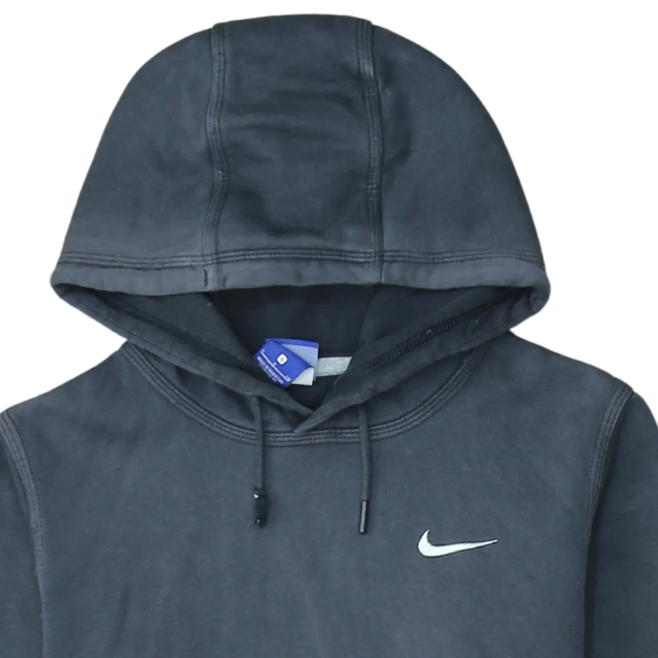 Nike 90's Swoosh Pullover Hoodie Small Black sold by Vintage Club product image thumbnail 3