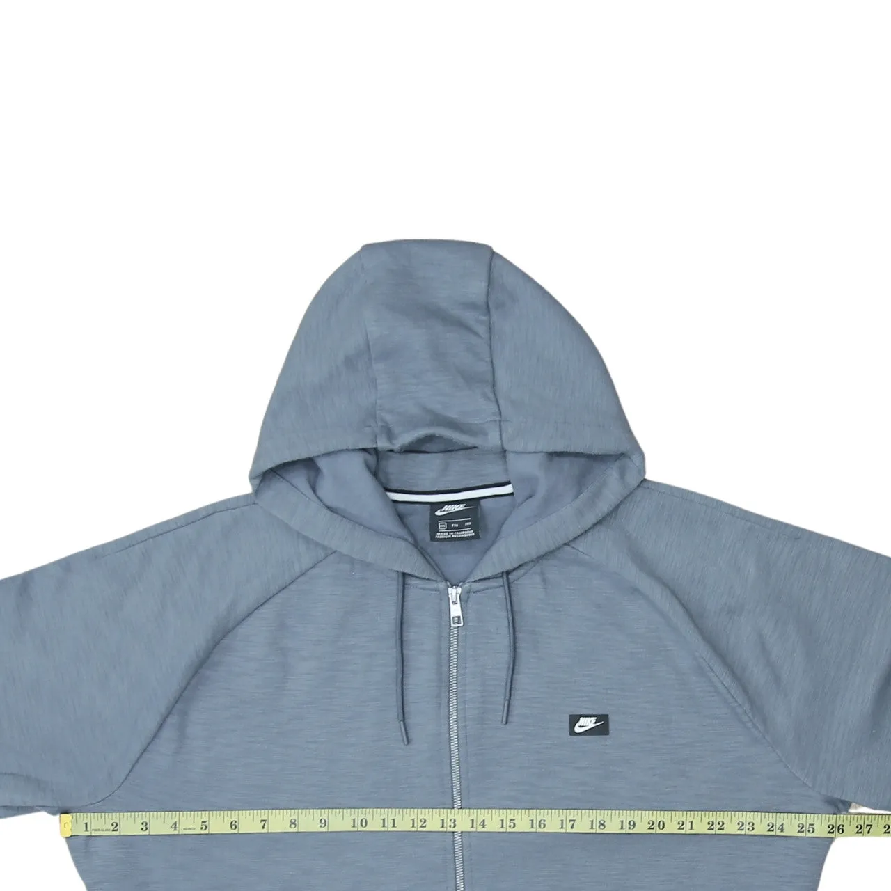 Nike 90's Swoosh Full Zip Up Hoodie XXLarge (2XL) Grey sold by Vintage Club product image thumbnail 5