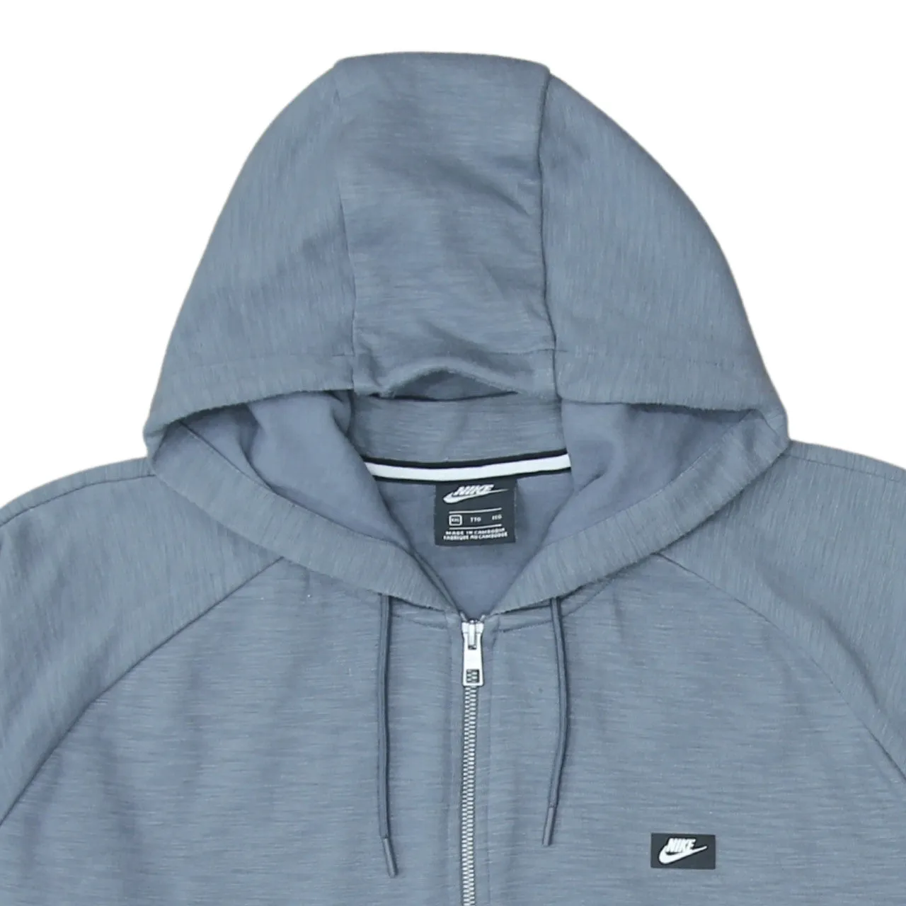 Nike 90's Swoosh Full Zip Up Hoodie XXLarge (2XL) Grey sold by Vintage Club product image thumbnail 3