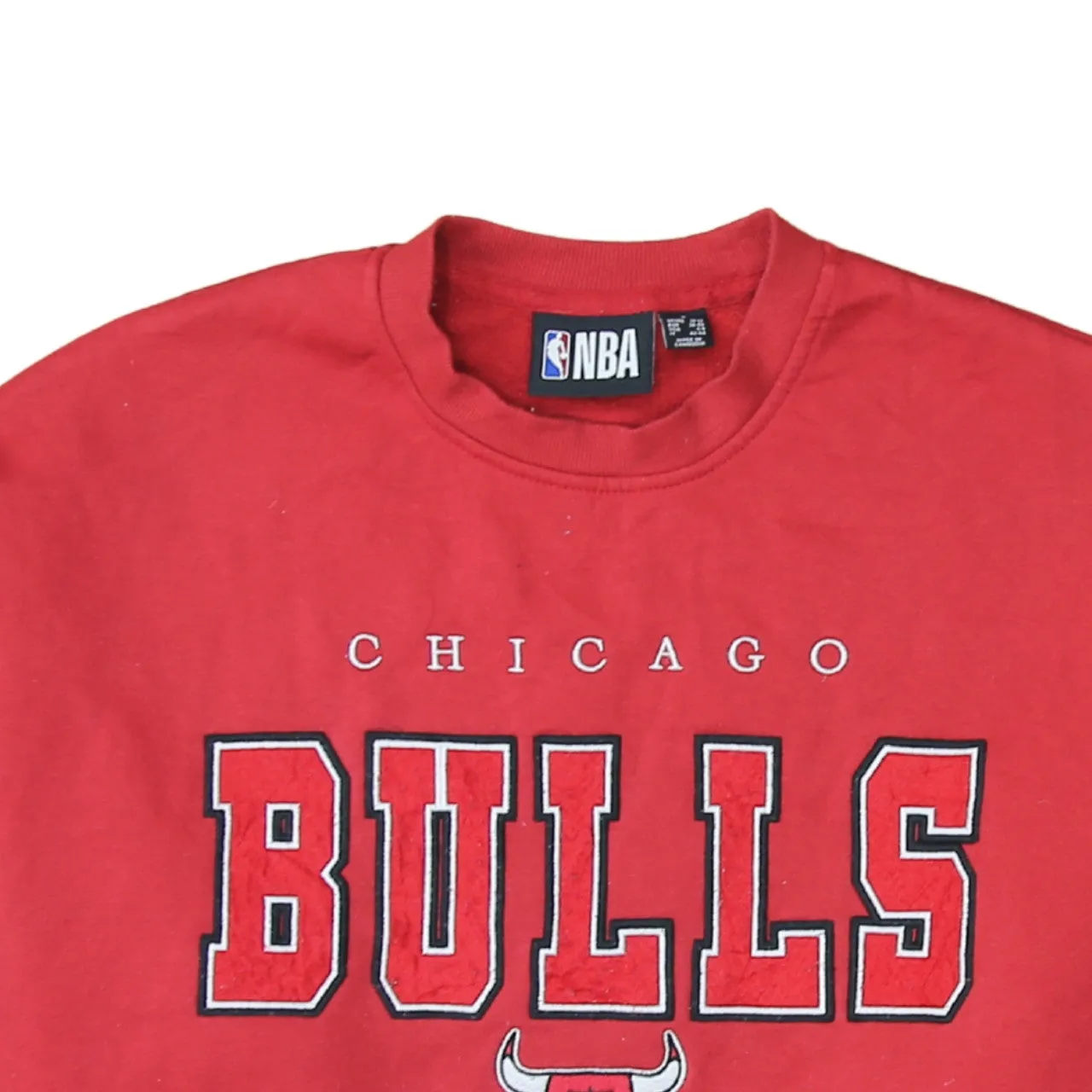 NBA 90's Chicago Bulls Crew Neck Sweatshirt Small Red sold by Vintage Club product image thumbnail 3