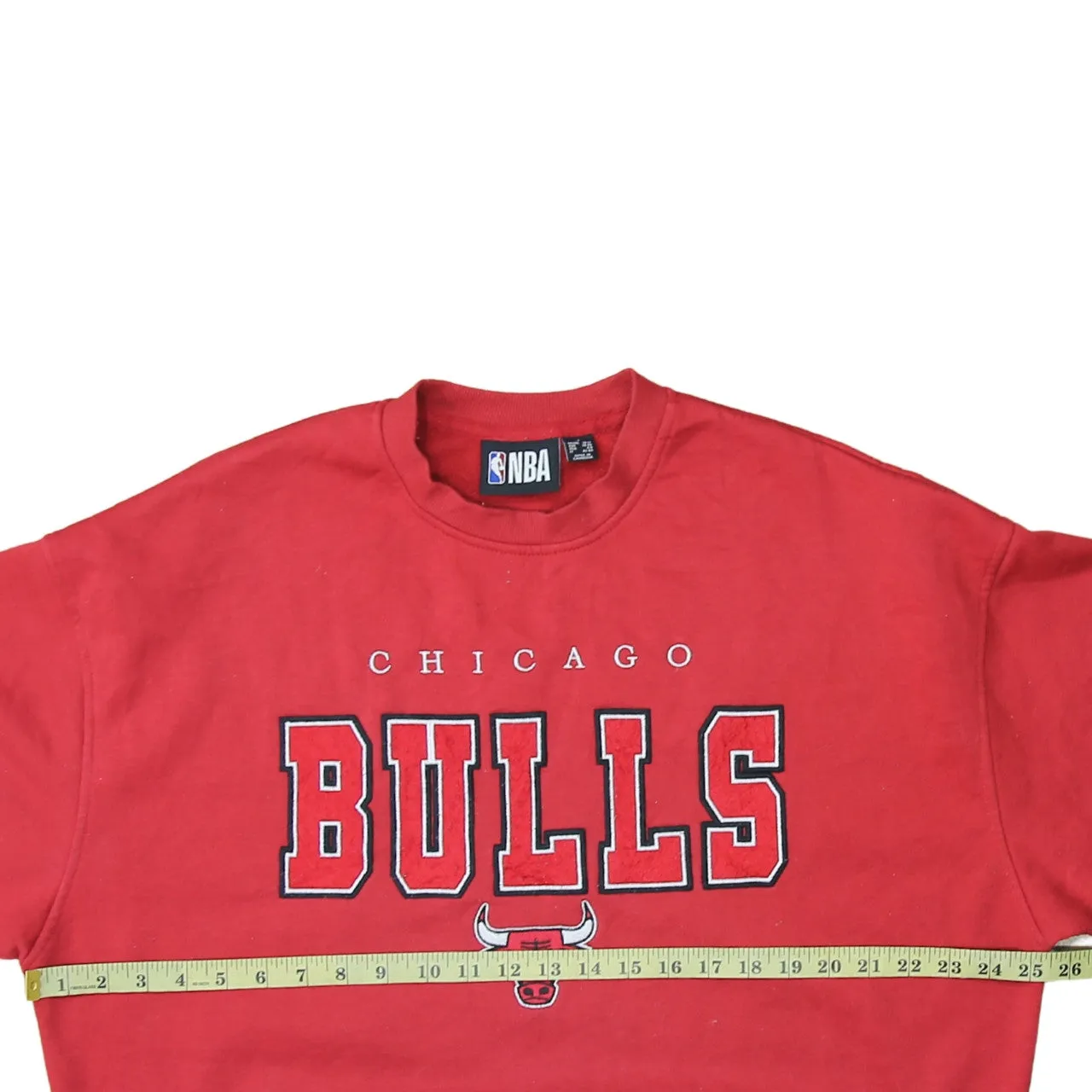 NBA 90's Chicago Bulls Crew Neck Sweatshirt Small Red sold by Vintage Club product image thumbnail 5
