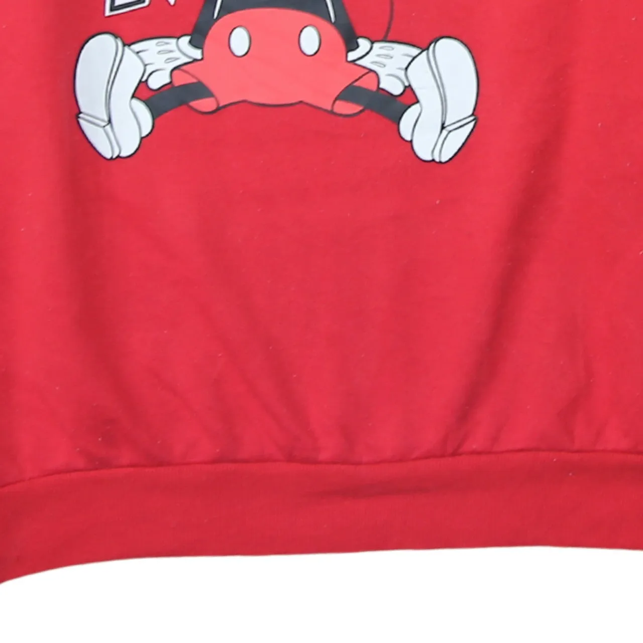 Disney 90's Mickey Mouse Crew Neck Sweatshirt XLarge Red sold by Vintage Club product image thumbnail 4