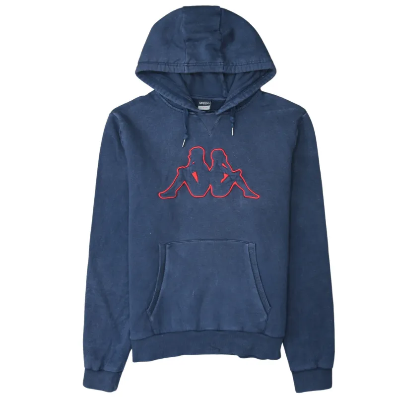 Kappa 90's Spellout Pullover Hoodie XLarge Navy Blue sold by Vintage Club