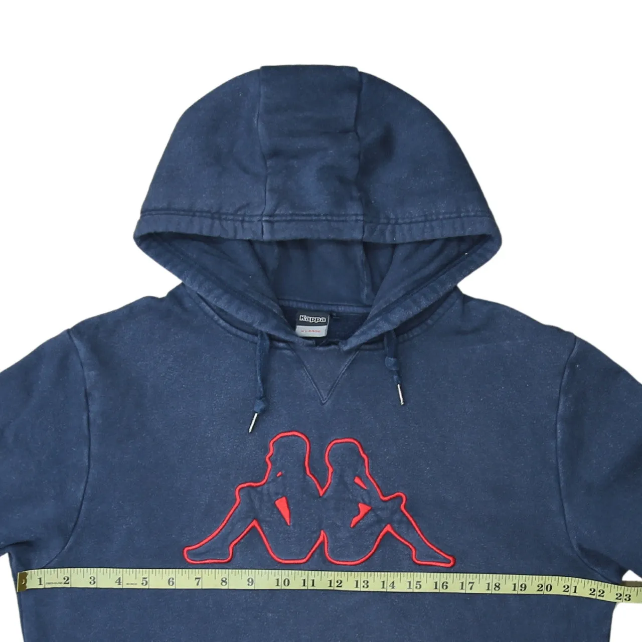 Kappa 90's Spellout Pullover Hoodie XLarge Navy Blue sold by Vintage Club product image thumbnail 5