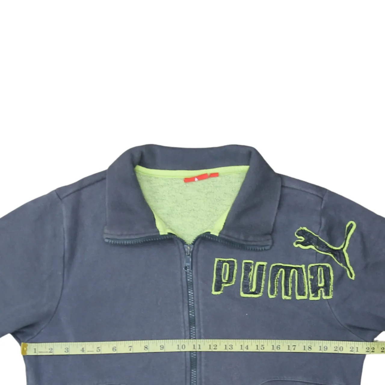 Puma 90's Lightweight Full Zip Up Sweatshirt Large Grey sold by Vintage Club product image thumbnail 5
