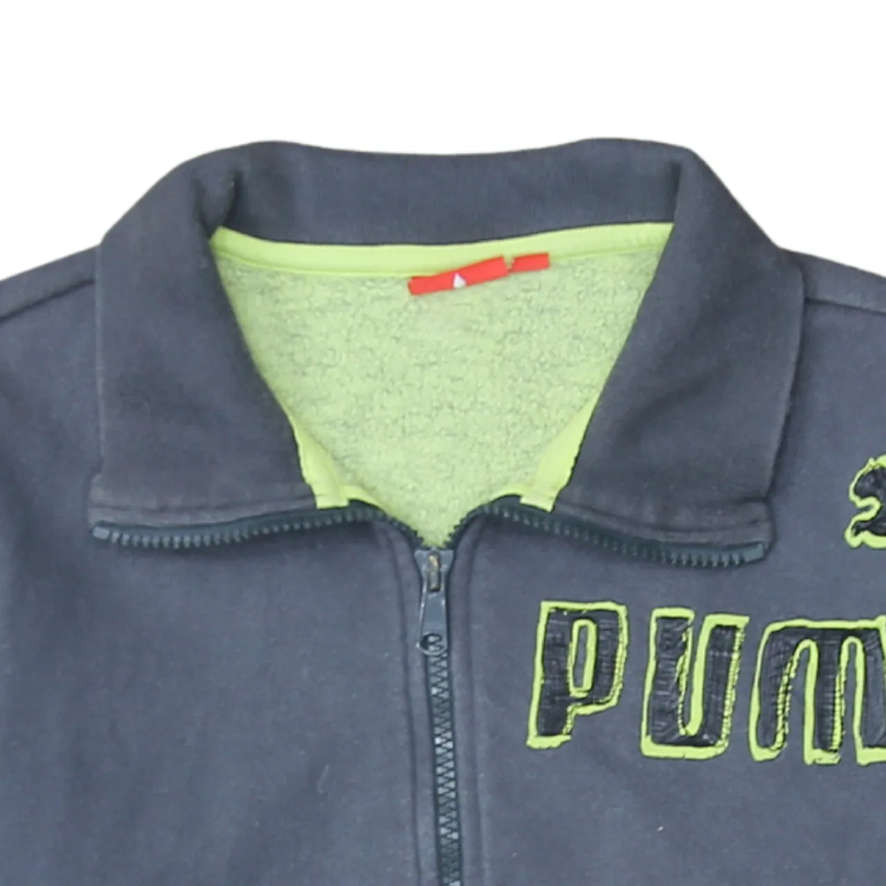Puma 90's Lightweight Full Zip Up Sweatshirt Large Grey sold by Vintage Club product image thumbnail 3