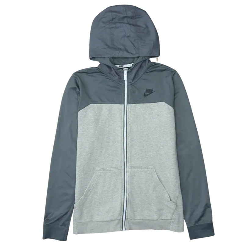 Nike 90's Swoosh Full Zip Up Hoodie XLarge Grey sold by Vintage Club