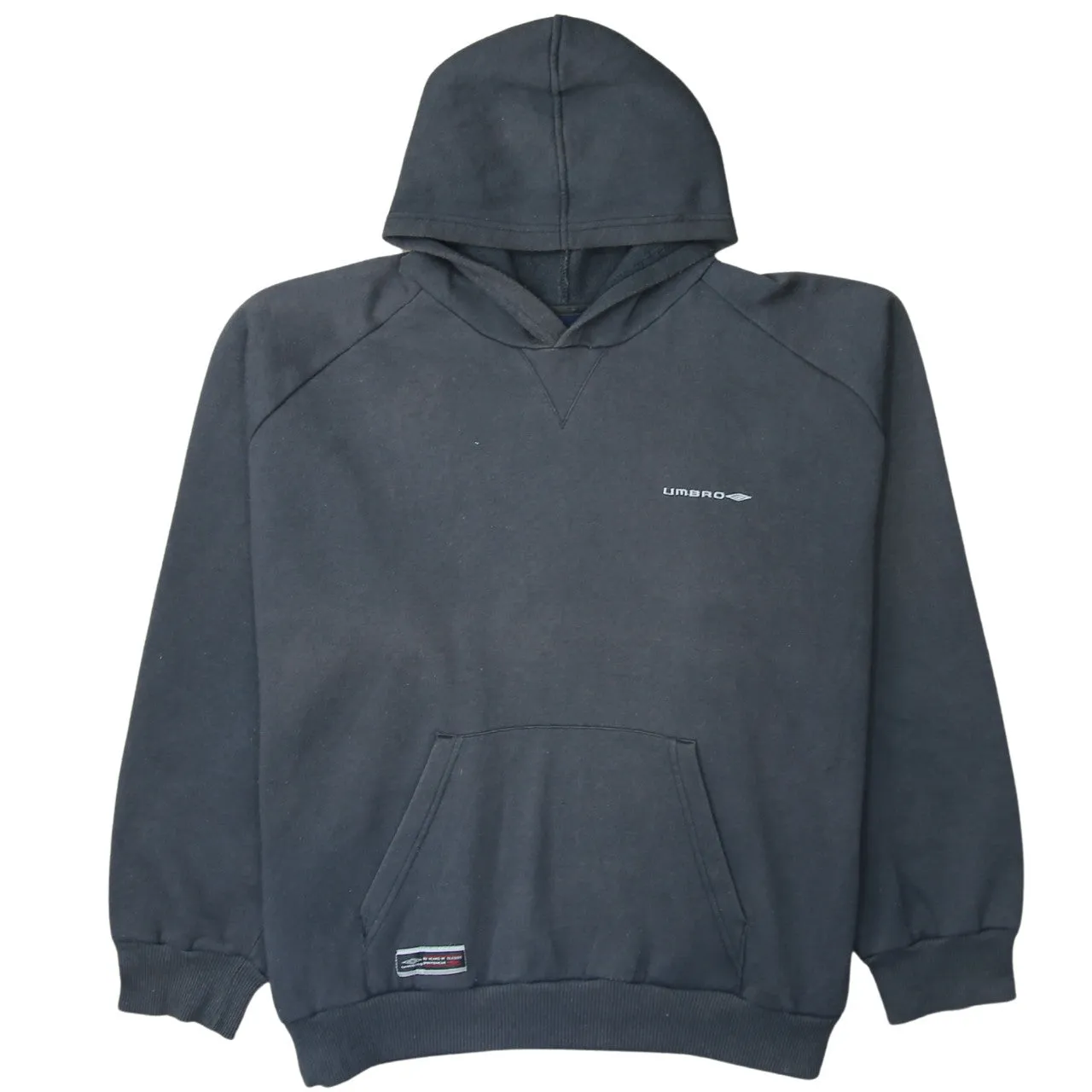 Umbro 90's Drawstring Pockets Pullover Hoodie XXLarge (2XL) Grey sold by Vintage Club