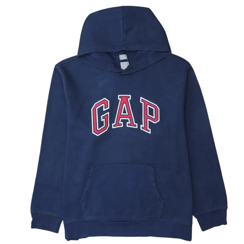 Gap 90's Spellout Pullover Hoodie XXLarge (2XL) Navy Blue sold by Vintage Club
