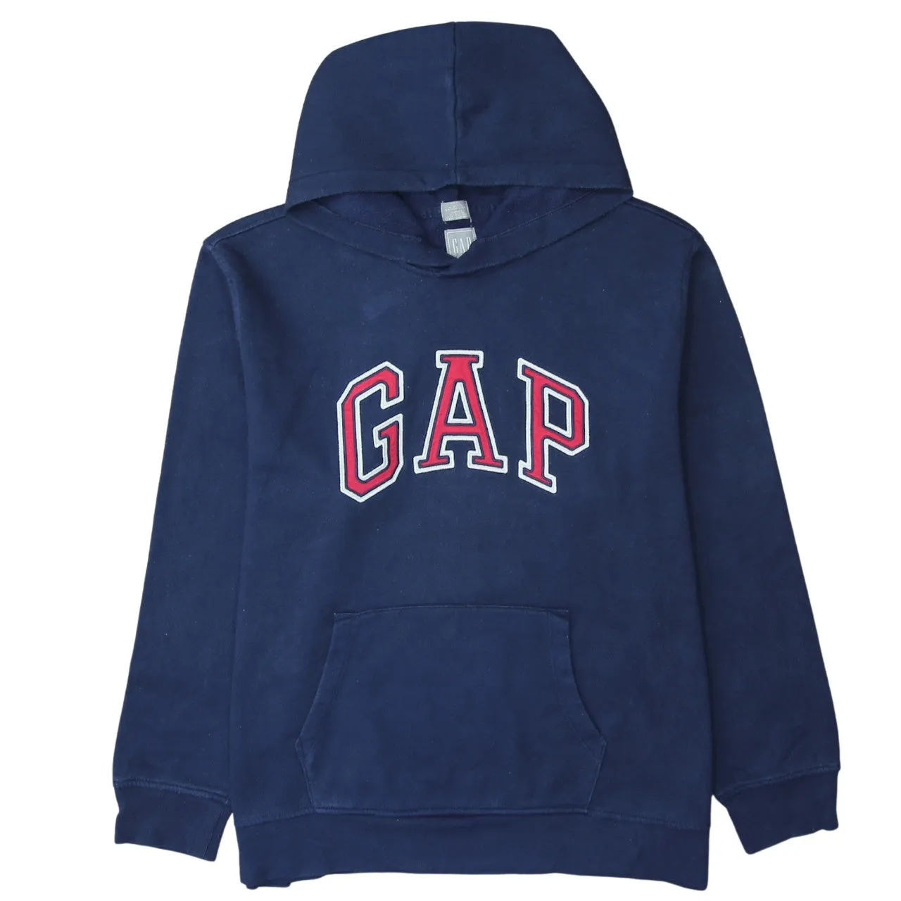 Gap 90's Spellout Pullover Hoodie XXLarge (2XL) Navy Blue sold by Vintage Club