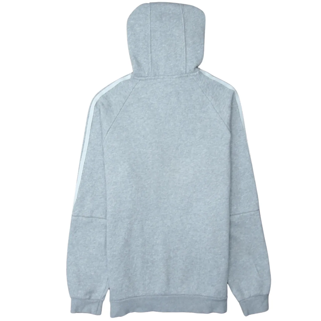 Adidas 90's Striped Sleeve Pullover Hoodie Small Grey sold by Vintage Club product image thumbnail 2