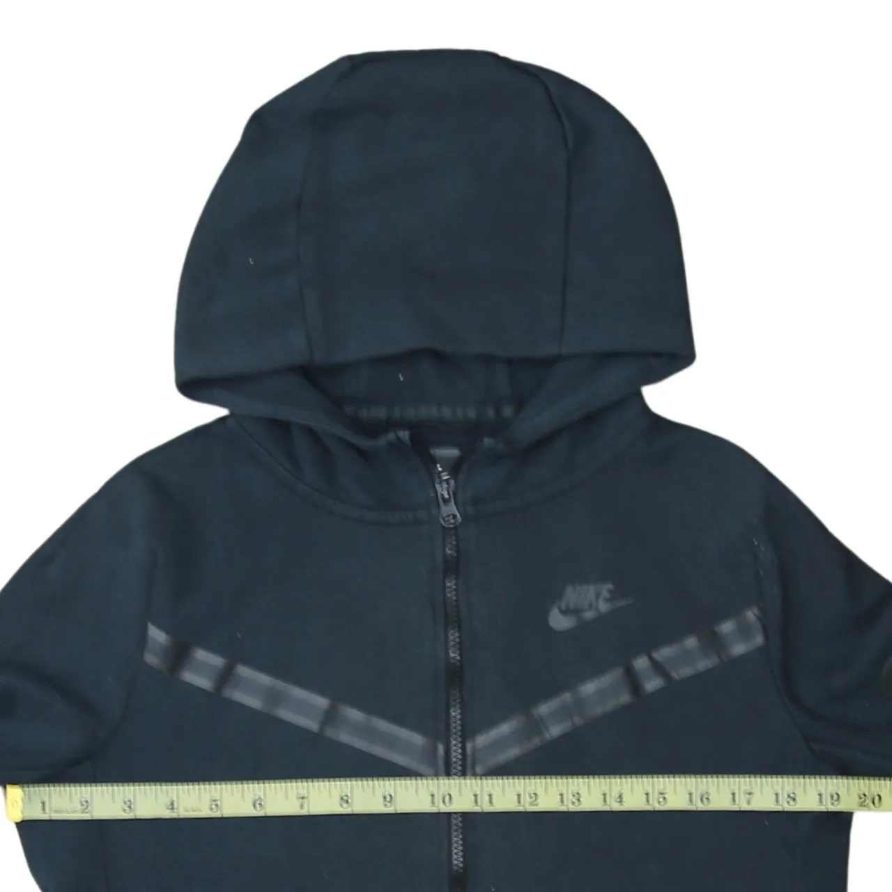 Nike 90's Swoosh Full Zip Up Hoodie XLarge Black sold by Vintage Club product image thumbnail 5