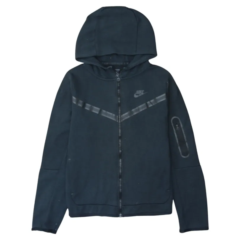 Nike 90's Swoosh Full Zip Up Hoodie XLarge Black sold by Vintage Club