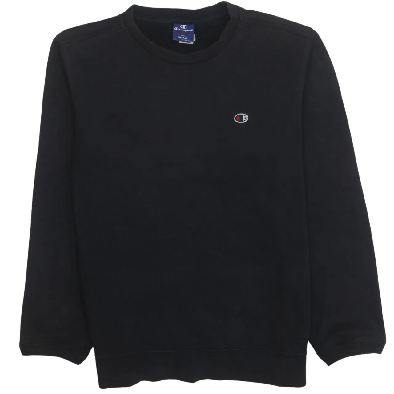 Champion 90's Lightweight Crew Neck Sweatshirt Small Black sold by Vintage Club