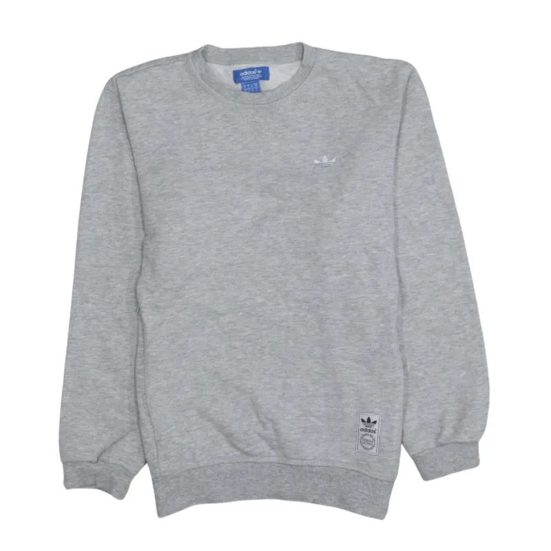 Adidas 90's Lightweight Crew Neck Sweatshirt Small Grey sold by Vintage Club